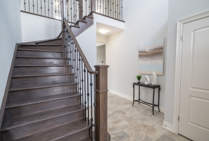 staircase in foyer